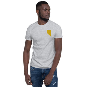 Nevada Unisex T-Shirt - Gold Embroidery