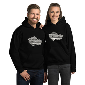 Czech Republic Map Unisex Hoodie Home Country Pride Gift