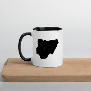 Nigeria Map Mug with Color Inside - 11 oz