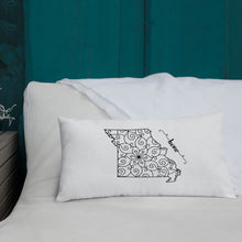 Load image into Gallery viewer, Missouri MO State Map Premium Pillow