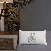 Load image into Gallery viewer, Maine ME State Map Premium Pillow