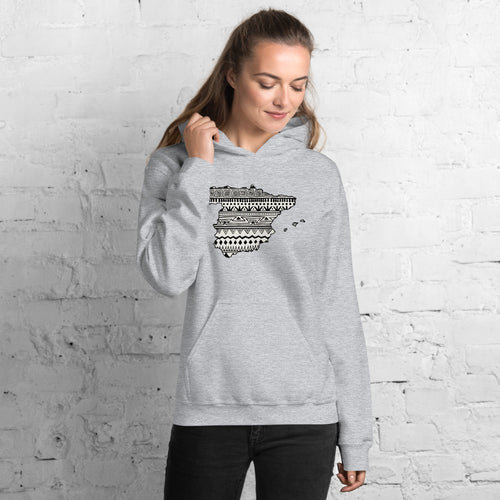 Spain Map Unisex Hoodie Home Country Pride Gift