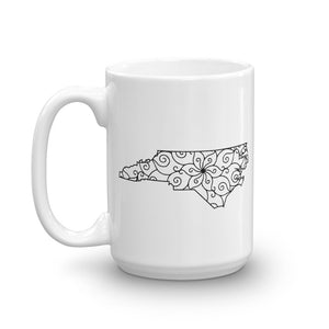 North Carolina NC Mandala Mug