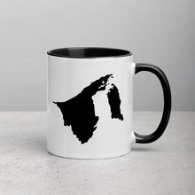 Load image into Gallery viewer, Brunei Map Coffee Mug with Color Inside - 11 oz