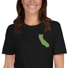 Load image into Gallery viewer, California Unisex T-Shirt - Green Embroidery
