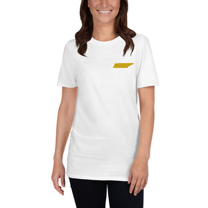 Tennessee Unisex T-Shirt - Gold Embroidery