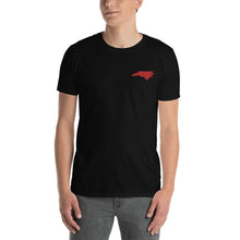 Load image into Gallery viewer, North Carolina Unisex T-Shirt - Red Embroidery