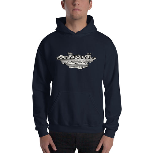 Mongolia Map Unisex Hoodie Home Country Pride Gift