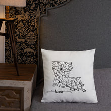 Load image into Gallery viewer, Louisiana LA State Map Premium Pillow