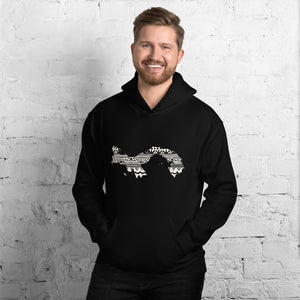 Panama Map Unisex Hoodie Home Country Pride Gift