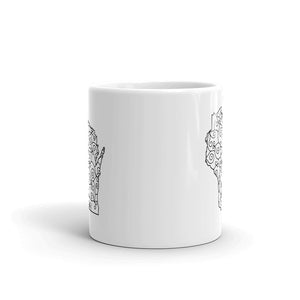 Wiscosin WI Mandala Mug