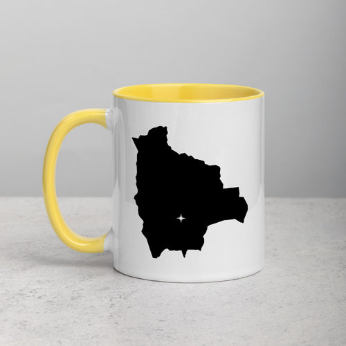 Bolivia Map Coffee Mug with Color Inside - 11 oz