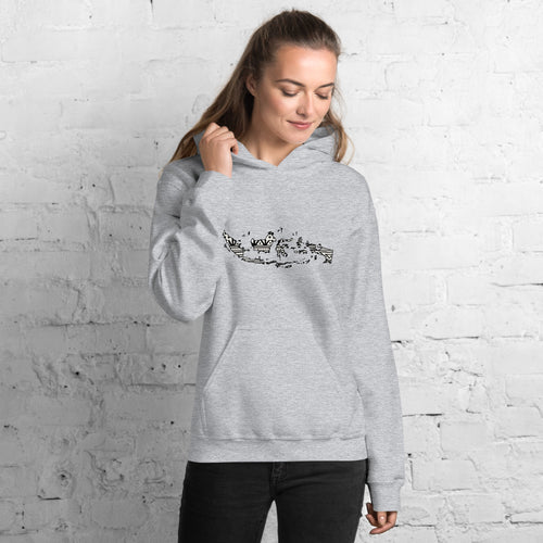 Indonesia Map Unisex Hoodie Home Country Pride Gift