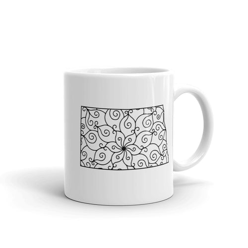 North Dakota ND Mandala Mug