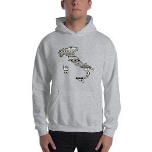 Italy Map Unisex Hoodie Home Country Pride Gift
