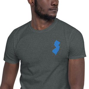 New Jersey Unisex T-Shirt - Blue Embroidery