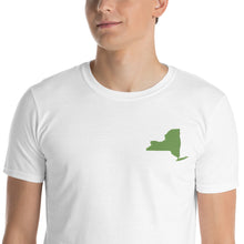 Load image into Gallery viewer, New York Unisex T-Shirt - Green Embroidery