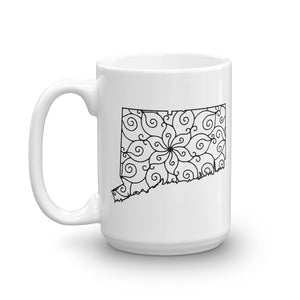 Connecticut CT Mandala Mug