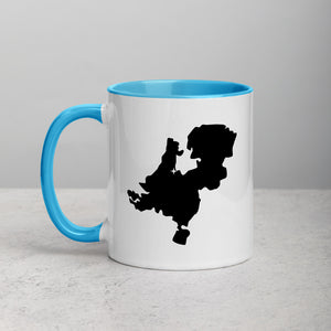 Netherlands Map Mug with Color Inside - 11 oz