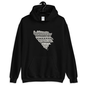 Bosnia and Herzegovina Map Unisex Hoodie Home Country Pride Gift