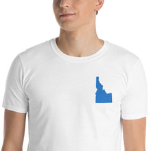 Load image into Gallery viewer, Idaho Unisex T-Shirt - Blue Embroidery
