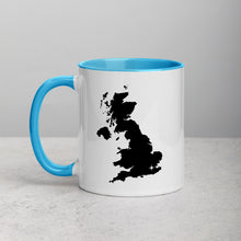 Load image into Gallery viewer, United Kingdom UK Map Mug with Color Inside - 11 oz