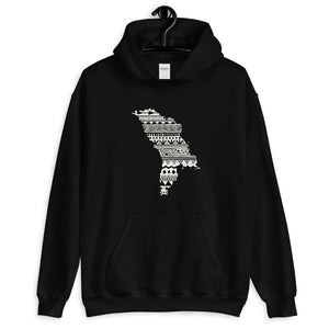 Moldova Map Unisex Hoodie Home Country Pride Gift