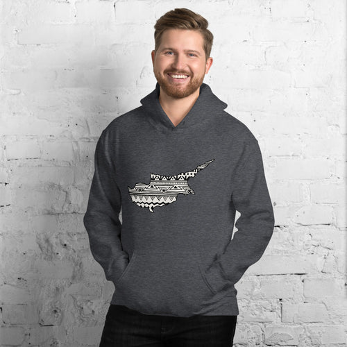 Cyprus Map Unisex Hoodie Home Country Pride Gift