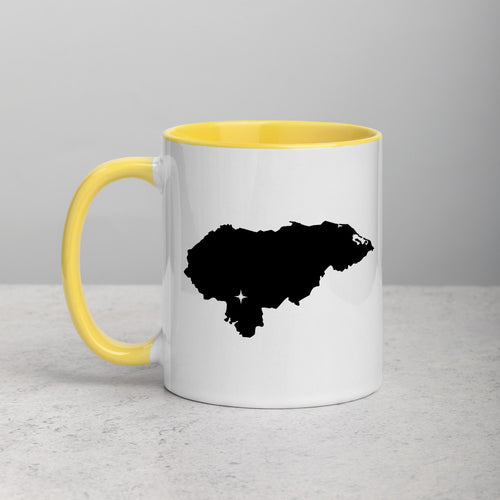 Honduras Map Mug with Color Inside - 11 oz
