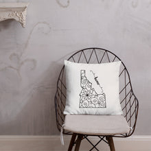 Load image into Gallery viewer, Idaho ID State Map Premium Pillow
