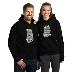 Ghana Map Unisex Hoodie Home Country Pride Gift
