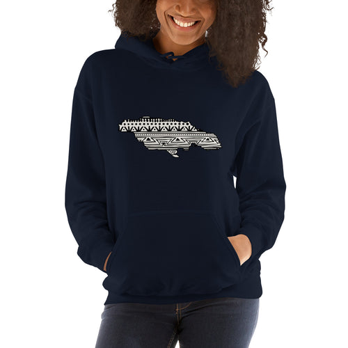 Jamaica Map Unisex Hoodie Home Country Pride Gift