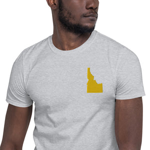 Idaho Unisex T-Shirt - Gold Embroidery