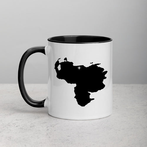 Venezuela Map Coffee Mug with Color Inside - 11 oz
