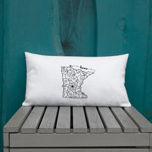 Load image into Gallery viewer, Minnesota MN State Map Premium Pillow