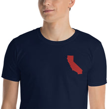 Load image into Gallery viewer, California Unisex T-Shirt - Red Embroidery