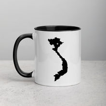 Load image into Gallery viewer, Vietnam Map Coffee Mug with Color Inside - 11 oz