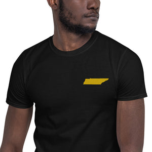 Tennessee Unisex T-Shirt - Gold Embroidery