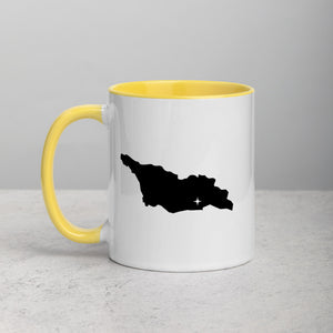 Georgia Map Coffee Mug with Color Inside - 11 oz