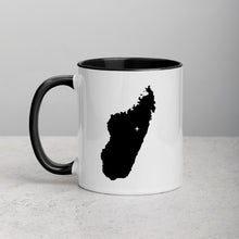 Load image into Gallery viewer, Madagascar Map Mug with Color Inside - 11 oz