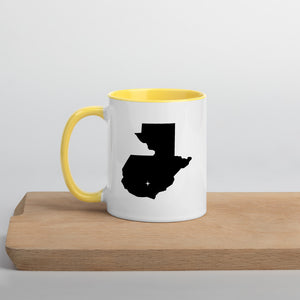 Guatemala Map Mug with Color Inside - 11 oz