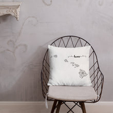 Load image into Gallery viewer, Hawaii HI State Map Premium Pillow
