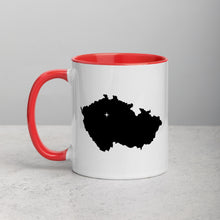 Load image into Gallery viewer, Czech Republic Map Mug with Color Inside - 11 oz