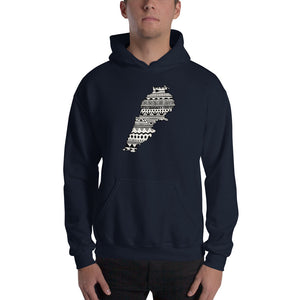 Lebanon Map Unisex Hoodie Home Country Pride Gift