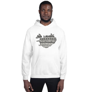 Iceland Map Unisex Hoodie Home Country Pride Gift