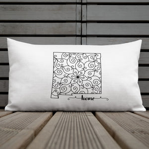 New Mexico NM State Map Premium Pillow