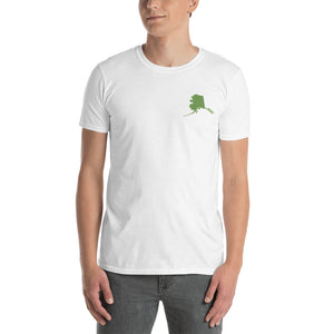 Alaska Unisex T-Shirt - Green Embroidery