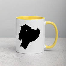 Load image into Gallery viewer, Ecuador Map Mug with Color Inside - 11 oz