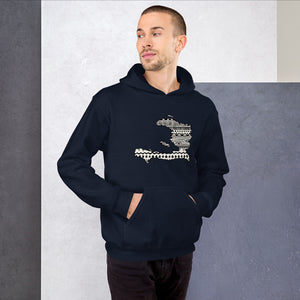 Haiti Map Unisex Hoodie Home Country Pride Gift