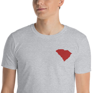South Carolina Unisex T-Shirt - Red Embroidery